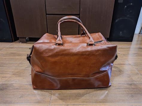 zara leather duffle bag|zara man leather bag.